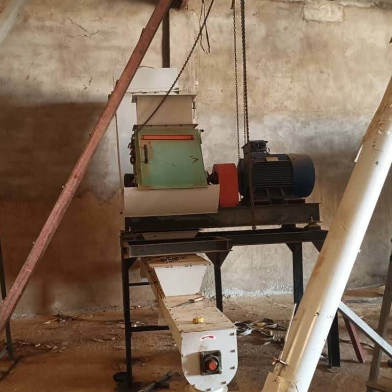 1-5 Ton Per Hour Kapasite Sığır Domuz Tavuk Hayvan Yemleri Pellet Üretim Hatı Büyük Yem Pellet Üretim Tesisi