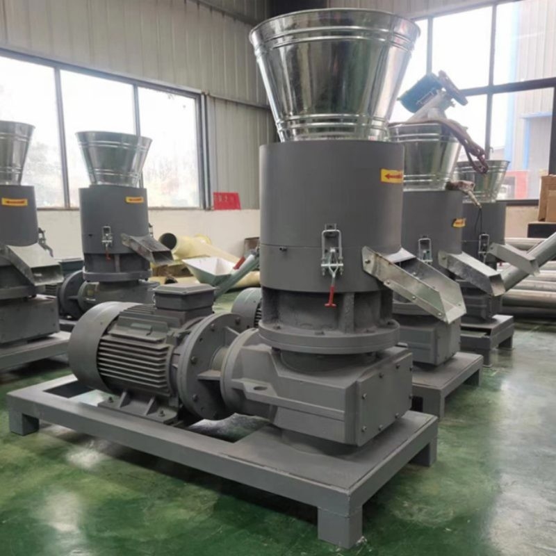Özel 7.5KW Ahşap Pellet Yapma Biyokütle Pellet Makinesi Küçük Biyokütle Pellet Makinesi Tam Otomatik Pellet Makinesi