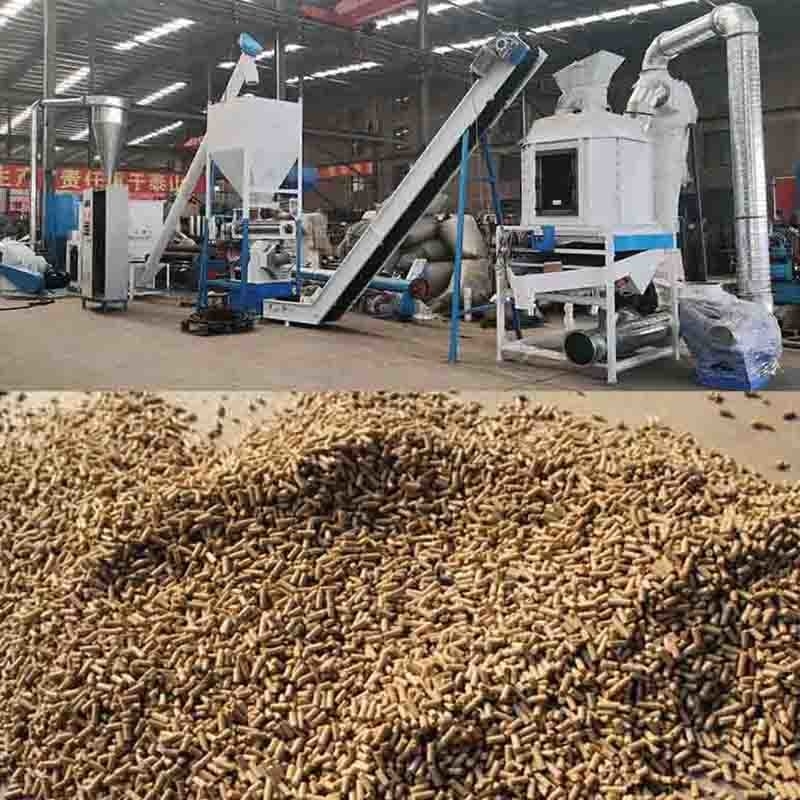 1-2 Ton Saatlik Kapasite Yumurta Tavuğu Broiler Tavuk Hayvan Yemleri Pellet Üretim hattı CE Sertifikasıyla