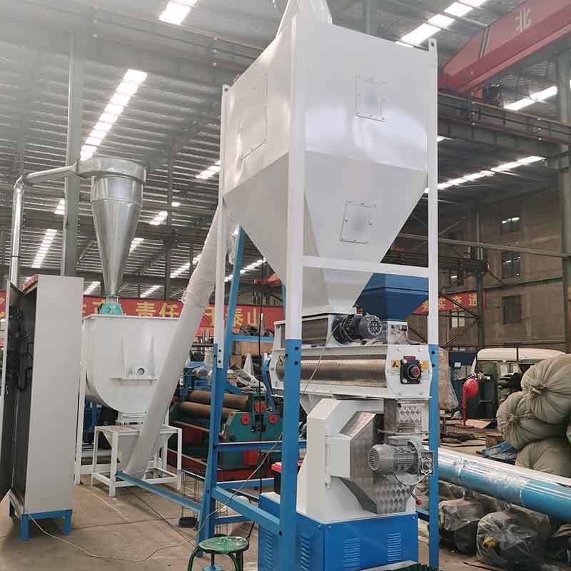1-2 Ton Saatlik Kapasite Yumurta Tavuğu Broiler Tavuk Hayvan Yemleri Pellet Üretim hattı CE Sertifikasıyla
