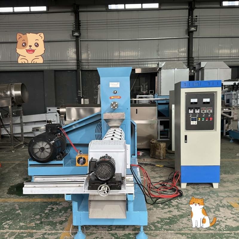 Evcil hayvan besinleri işleme alanı köpek besleyici ekstrüderleri 220V/380V voltajlı ve