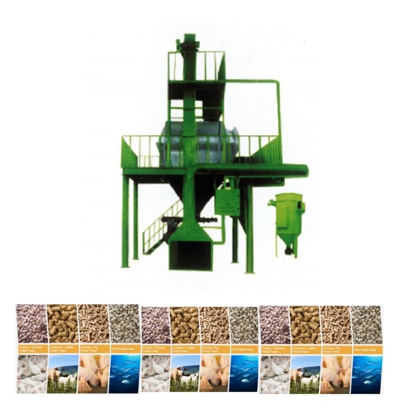 1-12mm Yem Pelleti Boyutu Hayvan Yem Pelleti Üretim Lini