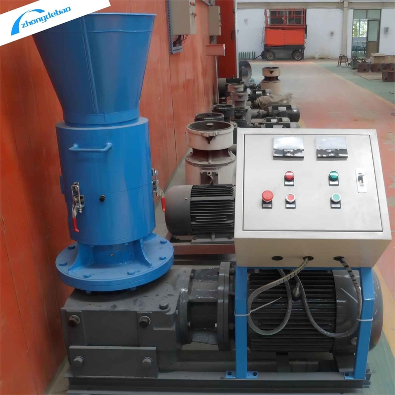 Hareketli Rol Ahşap Pellet Mill Makine 260-360 KG/H Biyokütle Ahşap Çakmak için