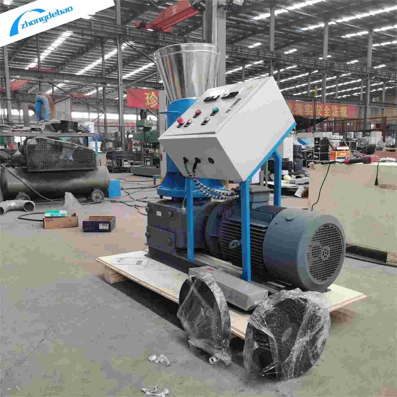 Hareketli Rol Ahşap Pellet Mill Makine 260-360 KG/H Biyokütle Ahşap Çakmak için