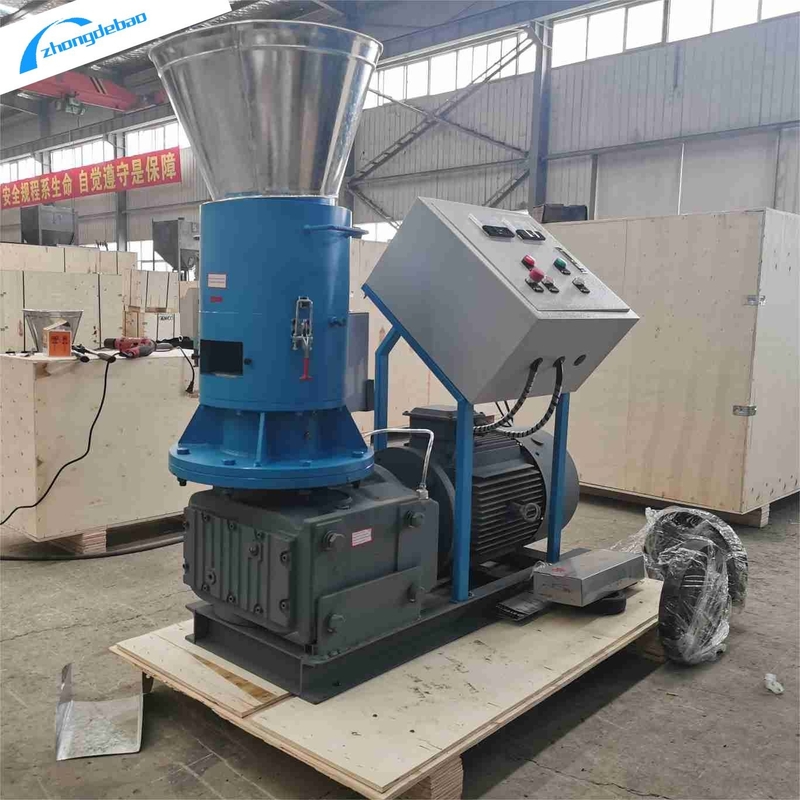 Biyokütle Ahşap Çakmak için Hareketli Rol Ahşap Pellet Mill Makine 240-340 KG/Saat
