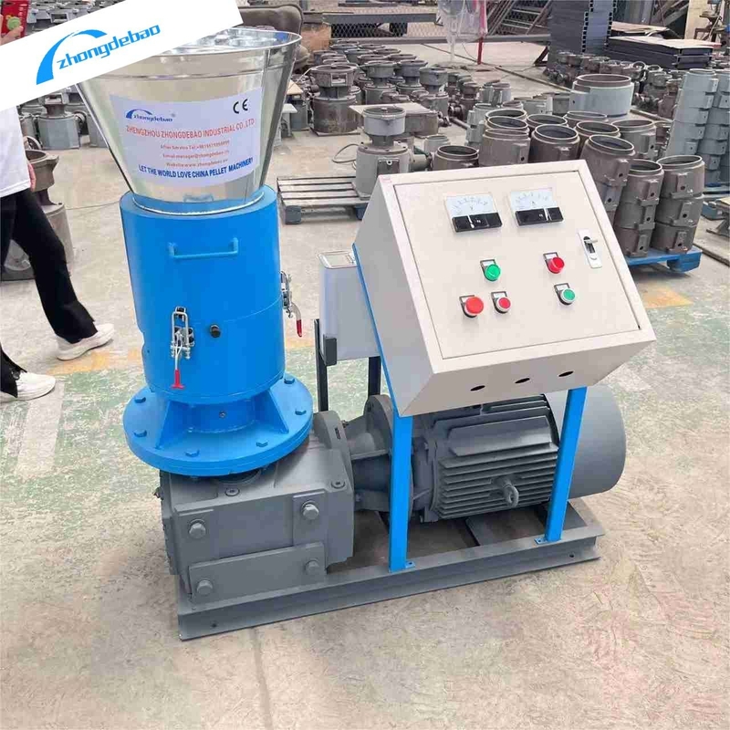 Hareketli Rol Ahşap Pellet Mühür Makinesi 400-600 KG/H Biyogaz Çöp Pellet için