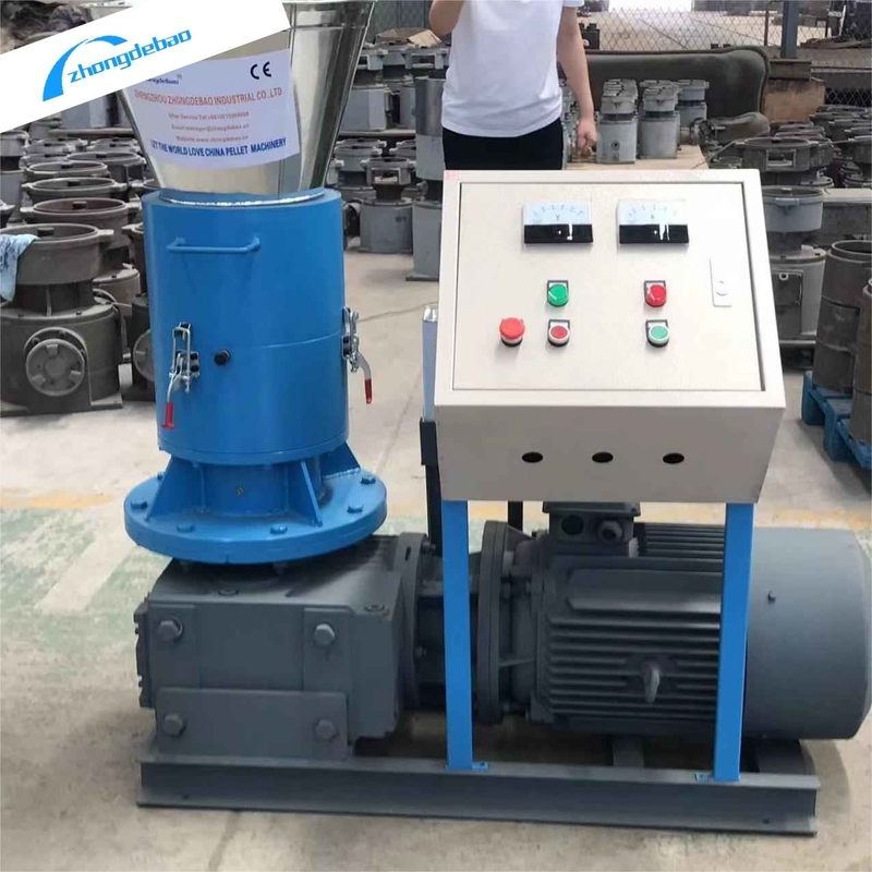 Hareketli Rol Ahşap Pellet Mühür Makinesi 400-600 KG/H Biyogaz Çöp Pellet için
