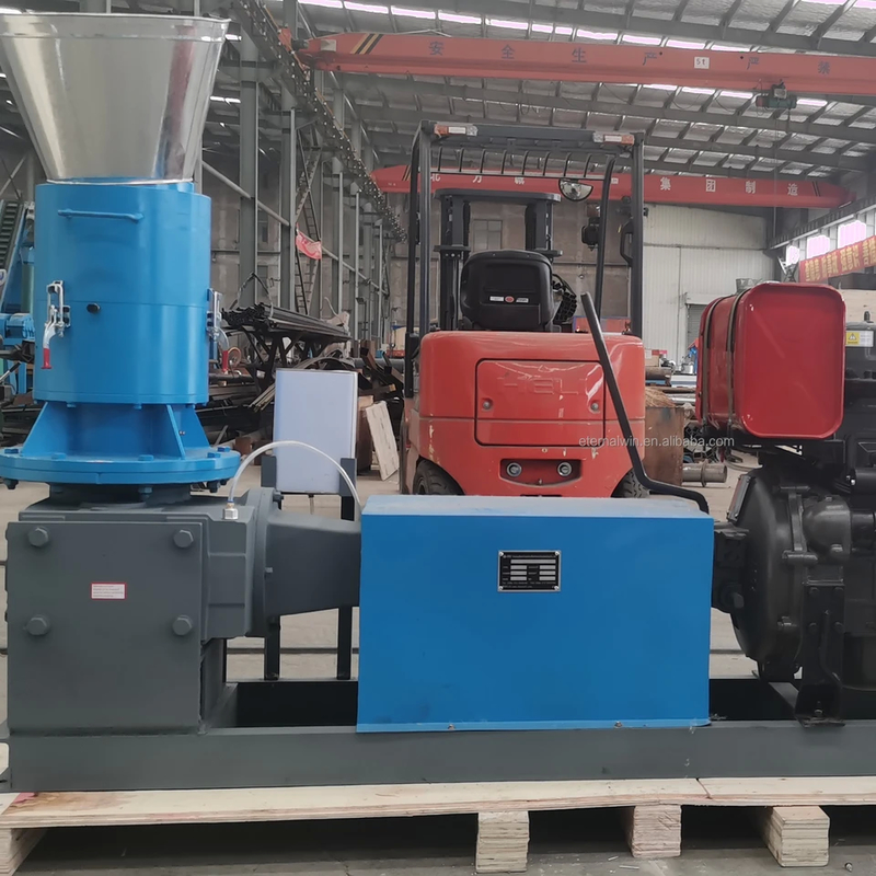 Kapasite Pellet Maker 80-600kg/h Güvenli Karbon Çelik Alaşımı 220V/380V 7.5-37KW