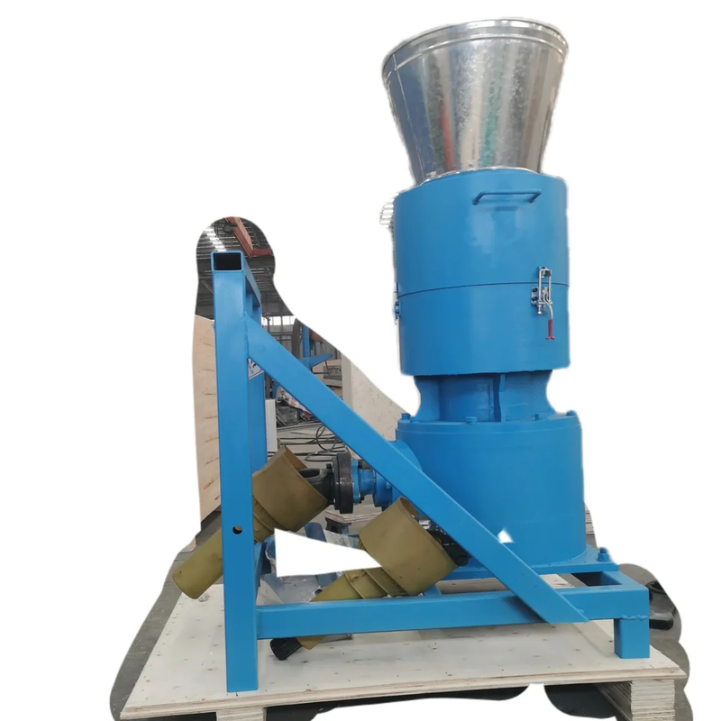 Heavy Duty PTO Pellet Mill ile Alloy Steel Die 10-80hp Traktör Gücü Düşük Gürültü