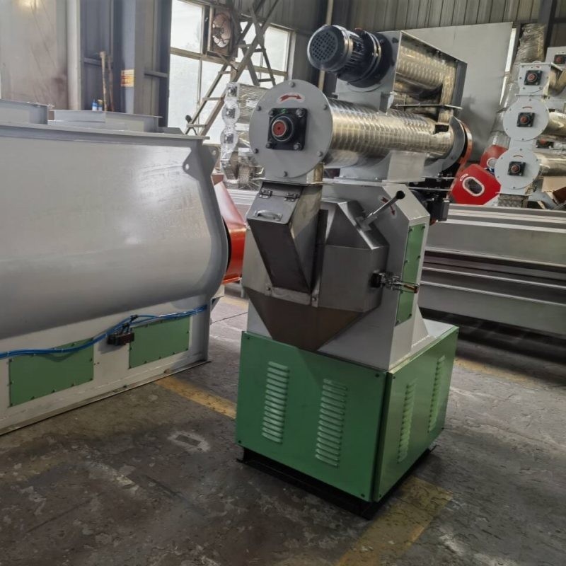 HKJ-250 Tek Kondisyonerli Tavuk Yemleri Pellet Mill Pellet Mill Machine Ring Die Feed Pellet Machine