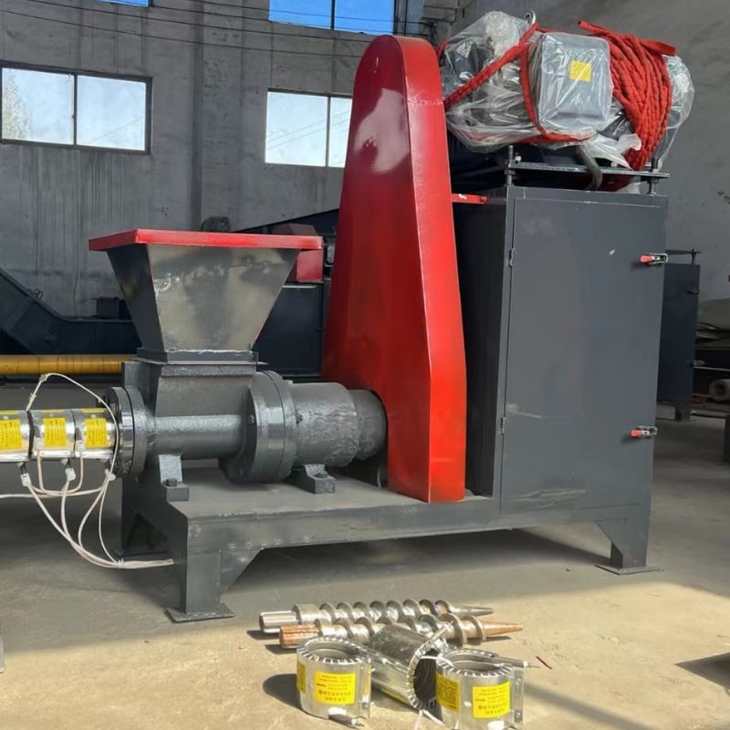 300-350kg/h Kapasite 22kw Güçlü Biyokütle Briket Makinesi Yakıt ve Barbekü için 24 Aylık Garanti