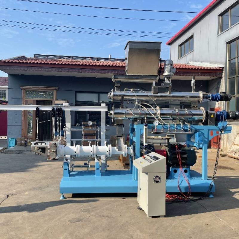 0.8-15MM Yüzen Balık Besinleri Pellets Extruder Line Tilapia Besinleri Extruder BİRİKİLİ Vuruşlu Ana Güç SGS CE Sertifikalı