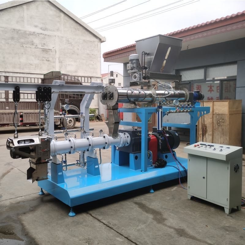 0.8-15MM Yüzen Balık Besinleri Pellets Extruder Line Tilapia Besinleri Extruder BİRİKİLİ Vuruşlu Ana Güç SGS CE Sertifikalı