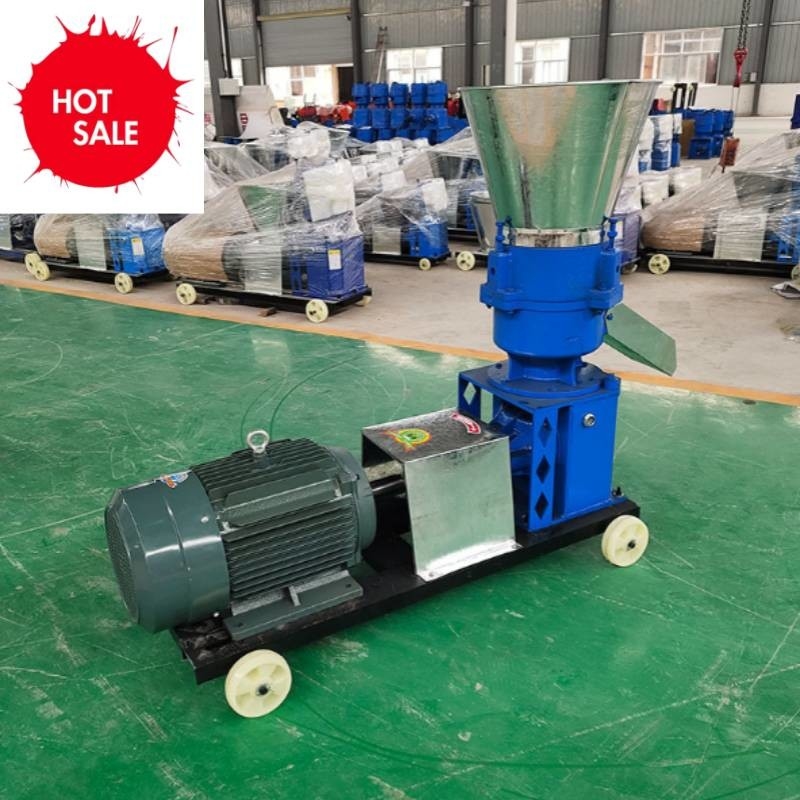 7.5/11 KW güç ve otomatik yağlama sistemi ile Model 210 Pellet Mill Makine