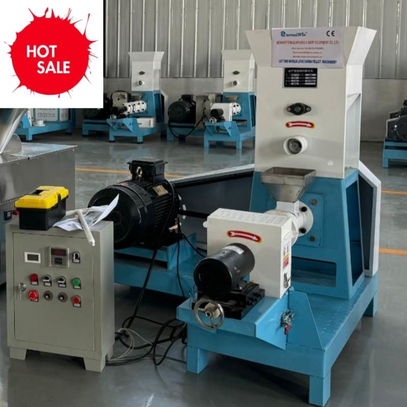 18.5kw Kuru Tipi Balık Besleyici 200 Kg/H Kapasite ve 0.4kw Kesme Gücü