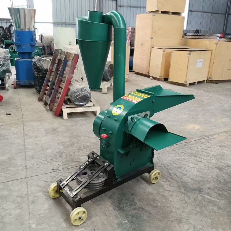 Küçük Ahşap Pellet Makinesi Yüksek Karbon Çelik Kılıç Malzemesinden Yapılmış Ahşap Pellet Fırını İçin