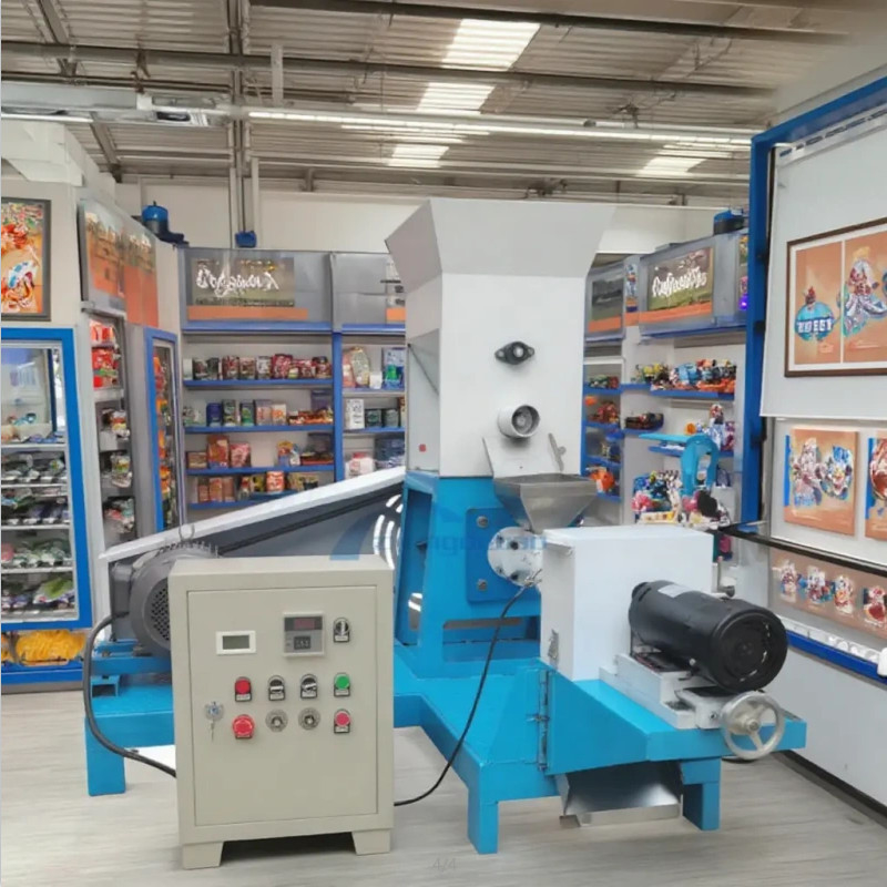 Otomatik Paslanmaz Çelik Ekstruder Makinesi Puf Mısır Topları Atıştırmalıklar Dizel Elektrik Gücü Kullanılan