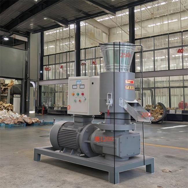 Yeni Ahşap Granulatör Makinesi Biyokütle Atık Çöp Pellet Mühürü Yem ve Tarım Endüstrileri İçin