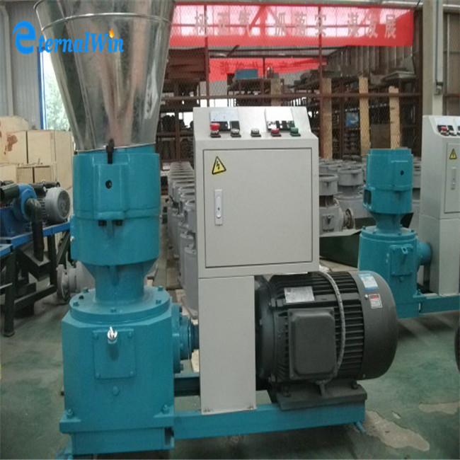 200-300 KG / H Kapasite Besin Pellet Mill Makinesi Yüksek Verimlilik Hayvan Kuş Besini İşleme Makinesi 7.5kw Motor
