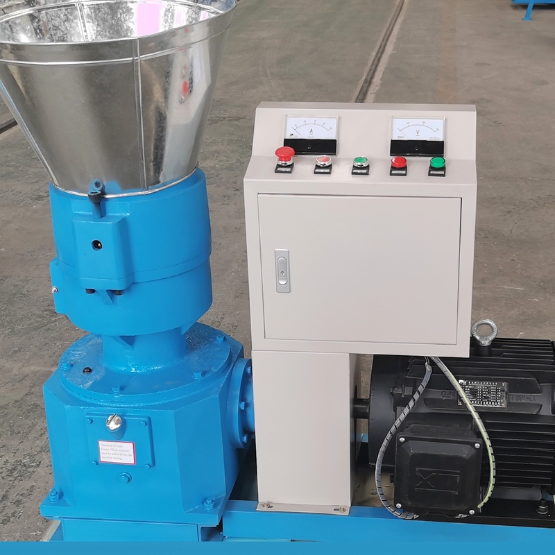 200-300 KG / H Kapasite Besin Pellet Mill Makinesi Yüksek Verimlilik Hayvan Kuş Besini İşleme Makinesi 7.5kw Motor