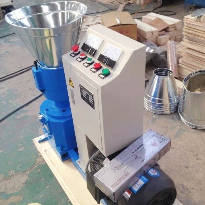 200-300 KG / H Besin Pellet Mill Yüksek Verimlilik Hayvan Besini İşleme Makinesi Motor Tipi Besin Mill Makine