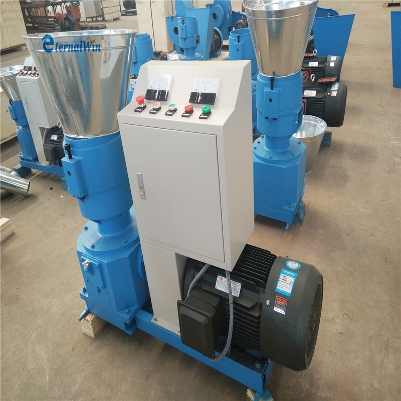200-300 KG / H Besin Pellet Mill Yüksek Verimlilik Hayvan Besini İşleme Makinesi Motor Tipi Besin Mill Makine