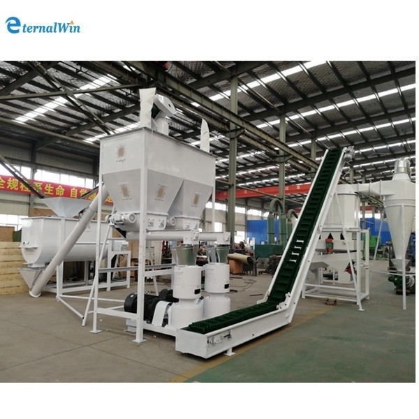 1000-5000kg/h Ahşap Pellet Yapma Makinesi Tüm Set Ahşap değirmen Üretim hattı