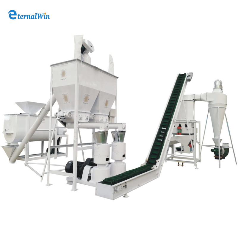 1000-5000kg/h Ahşap Pellet Yapma Makinesi Tüm Set Ahşap değirmen Üretim hattı