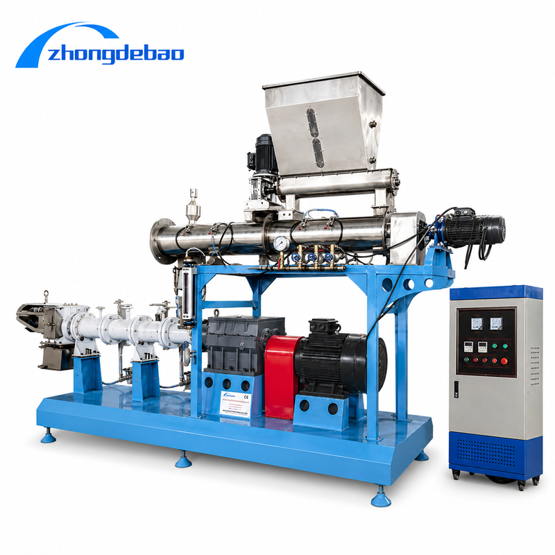 Su Ürünleri Yemi için Yastık Veya Ekmek Şekli ve Ana Motor Gücü 5.5-160kw Özellikli Yüzen Balık Yemi Üretim Hattı