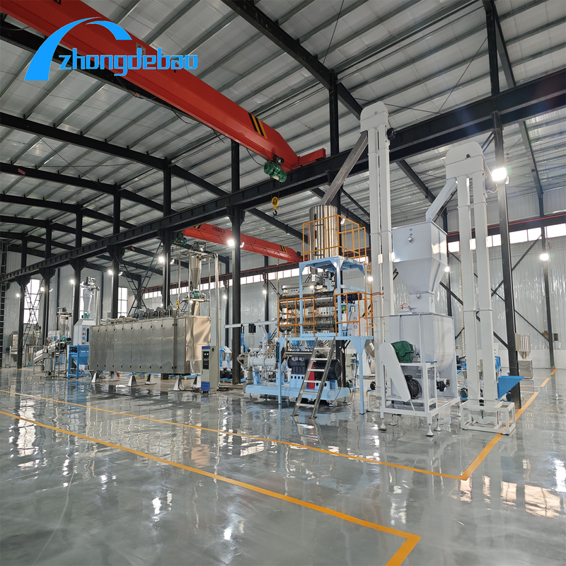 Su Ürünleri Yemi için Yastık Veya Ekmek Şekli ve Ana Motor Gücü 5.5-160kw Özellikli Yüzen Balık Yemi Üretim Hattı