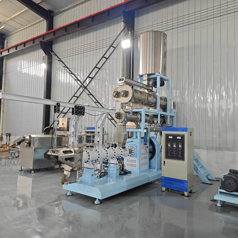 500 kg/saat ıslak tip çift vidalı besleme ekstrüder