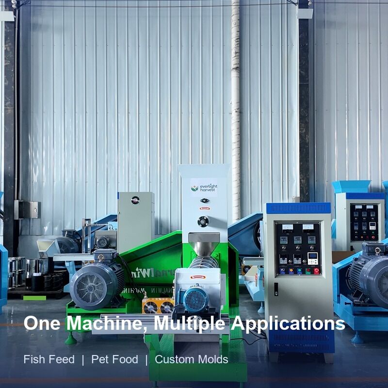 Karides Beslenme Pellet Ekstrüder Makinesi Akvaçülüğü için Yüzen Beslenme Üretimi