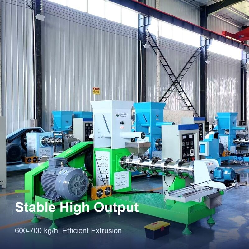 Karides Beslenme Pellet Ekstrüder Makinesi Akvaçülüğü için Yüzen Beslenme Üretimi