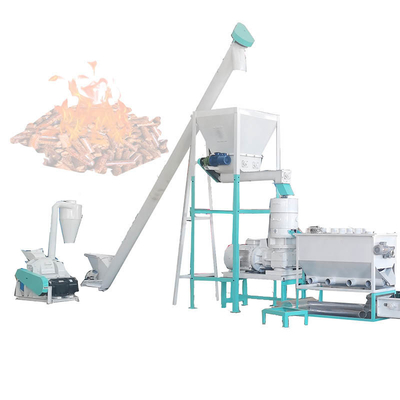 500-600kg / H Ahşap Pelet Yapma Makinesi Talaş Ahşap Pelet Tesisi