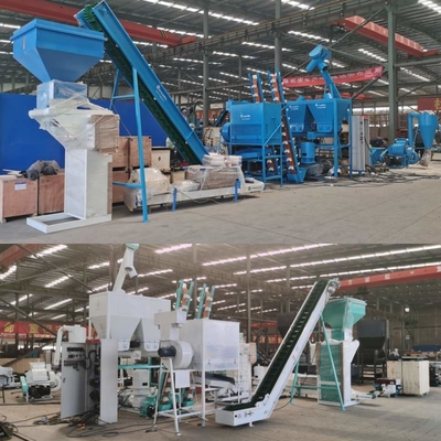 2.5mm ila 12mm Ahşap Pelet Yapma Ekipmanları Hayvan Yemi Pelet Yapma Makinesi