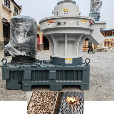 Otomatik Yağlama Toz Giderme Kabinli 6mm 8mm Halka Kalıp Ahşap Pelet Değirmeni