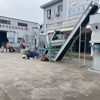 132kw Biyokütle Pelet Üretim Hattı 2-12mm Ahşap Yonga Pelet Değirmeni