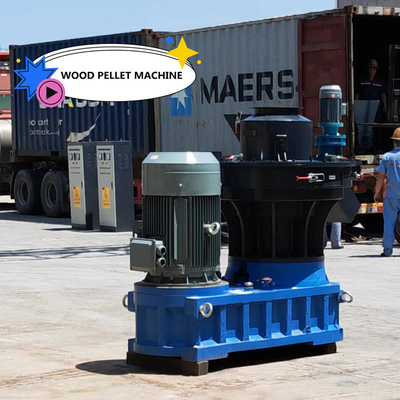 50HZ Halka Kalıp Ahşap Pelet Makinesi 3 Fazlı Dikey Pelet Yapma Makinesi 450-700mm