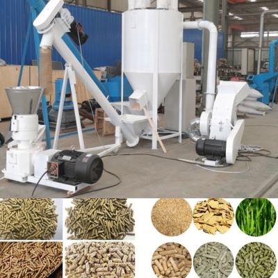 Hayvan Tavuk Yemi Yapma Makinesi 100-1200kg / H Hayvan Yemi Üretim Hattı