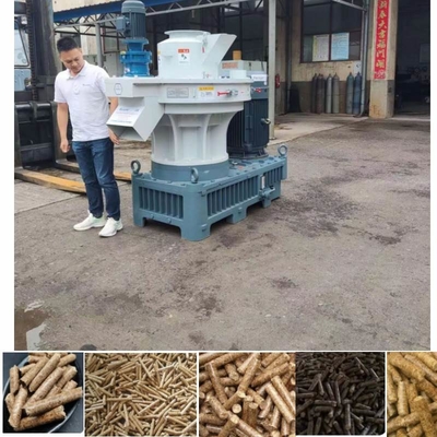 Ticari Biyokütle Yakıt Pelet Makinesi 160kw Pirinç Saman Pelet Yapma Makinesi