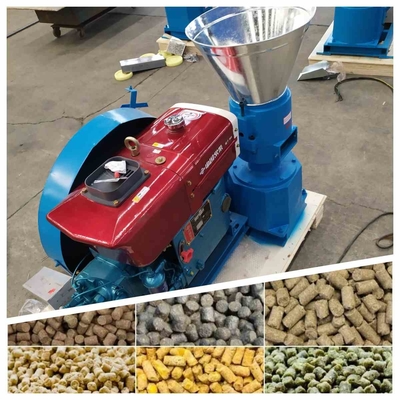 Dizel Motorlu Ahşap Pelet Değirmeni 230 260 300 400 Yerli Ahşap Pelet Makinesi