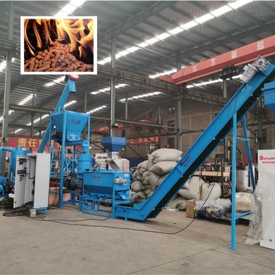 Komple Biyokütle Pelet Üretim Hattı 30t / H Talaş Yapma Makinesi
