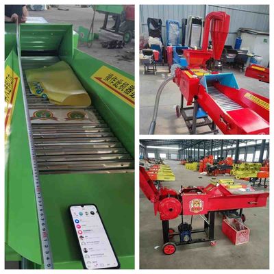 İnek Keçi Saman Kıyıcı Makinesi Saman Silaj Saman Kesici Makinesi Yem 3t-10t