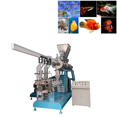 2000kg / H Yüzen Balık Yemi Üretim Hattı Çift Vidalı Yüzen Balık Yemi Makinesi