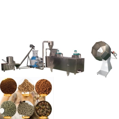 40-2000kg / H Kapasiteli Yüzen Balık Yemi Ekstruder Evcil Hayvan Yemi Ekstrüzyon Makinesi