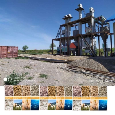 1-12mm Besin Pellet Makine hattı Fabrika Hayvan hayvancılığı Sığır Besin Makine