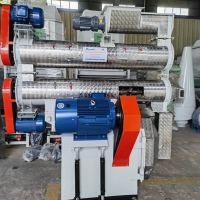 HKJ-250 Tek Kondisyonerli Tavuk Yemleri Pellet Mill Pellet Mill Machine Ring Die Feed Pellet Machine