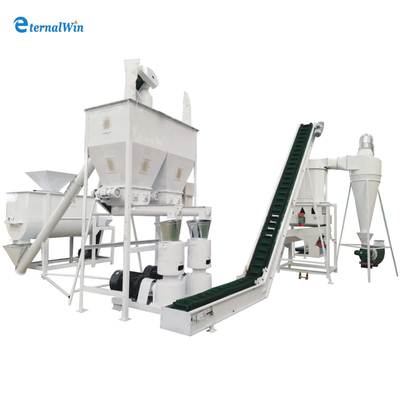 1000-5000kg/h Ahşap Pellet Yapma Makinesi Tüm Set Ahşap değirmen Üretim hattı