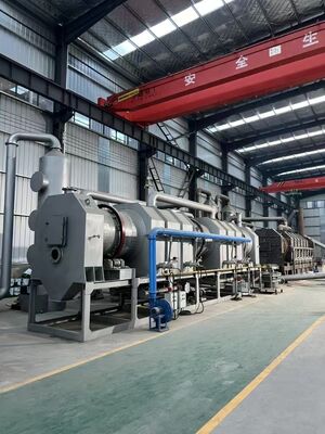 Enerji tasarrufu yapan, tarımsal atıklar için sürdürülebilir sürekli biyokütle karbonlaştırma fırını