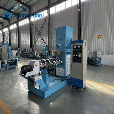 Feed Pellet Extruder DGP100 For Floating Fish Feed Production With Automatic Control For Commercial Aquaculture Mill